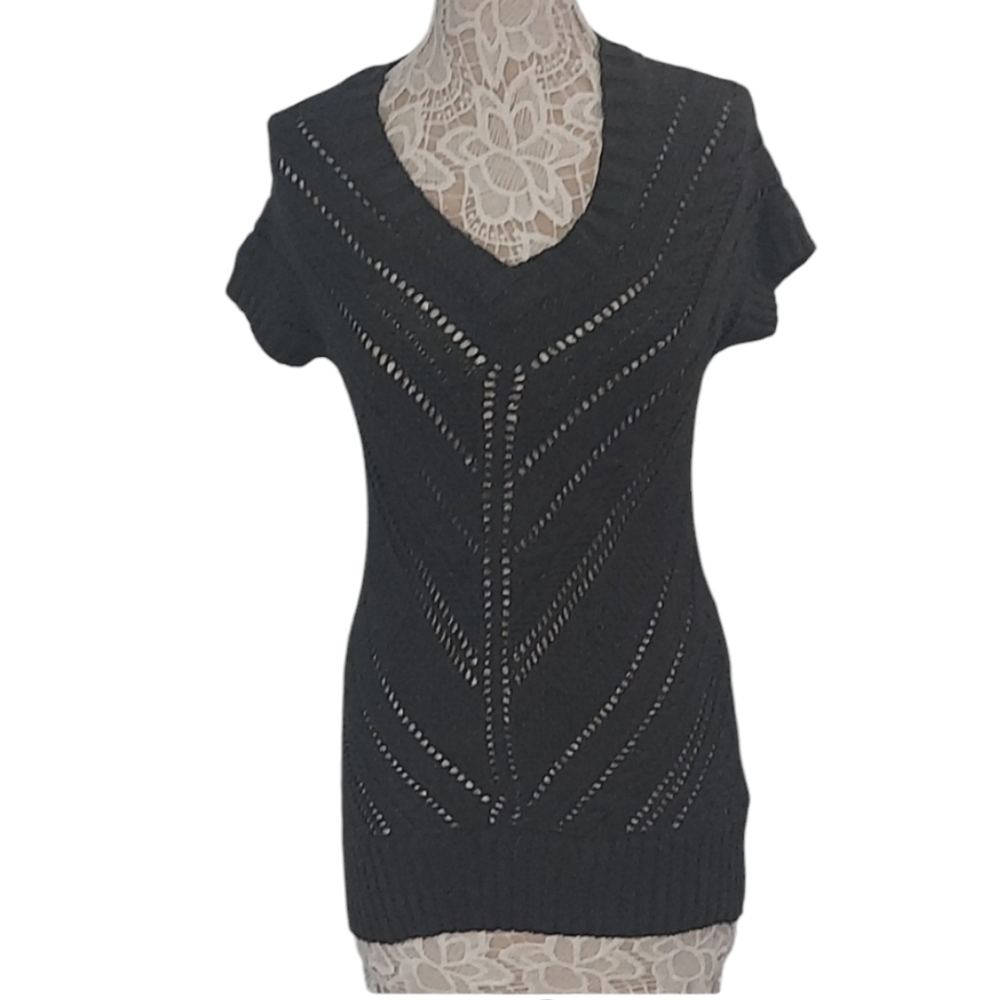 Maurices green short sleeved sweater dress size xs
